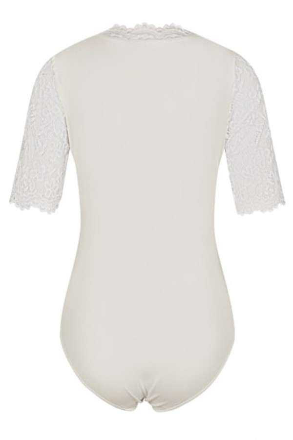 Nina von C. - Spitzen Body Hanna Kurarm in champagner
