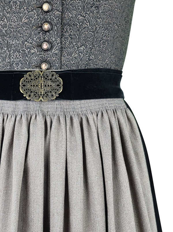 Hammerschmid - Dirndl Staffelsee mit braunem Jacquard -  70 cm