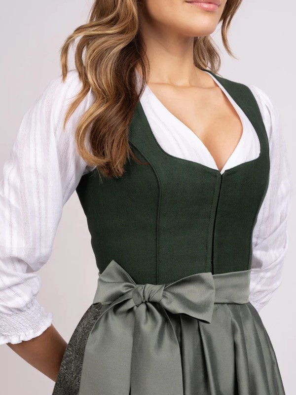 Heimatglück - Dirndlbluse Charlotte mit 3/4 Ballonarm