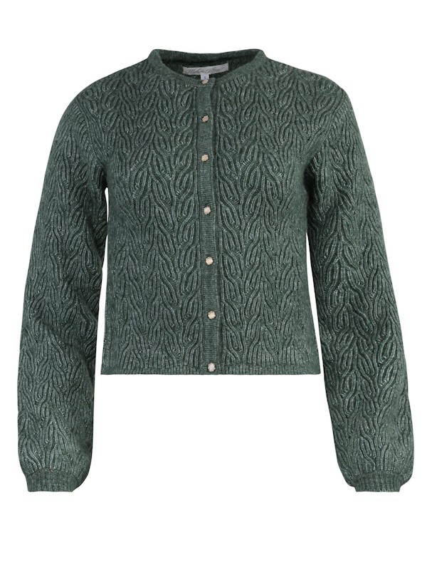 Madame Marie - Trachten Strickjacke Avenara Gischt Melange