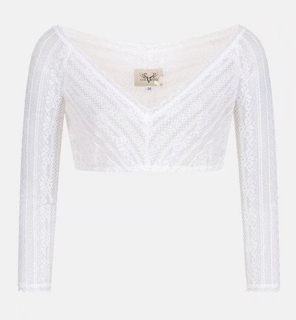 CocoVero - Dirndlbluse Rommi aus Spitze