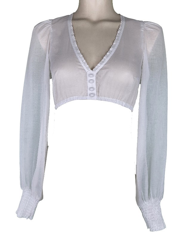 Dirndlbluse Carolin mit Ballonarm - Krüger Collection