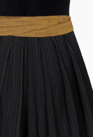 Heimatglück - Dirndl Monaco schwarz Samt - 75 cm