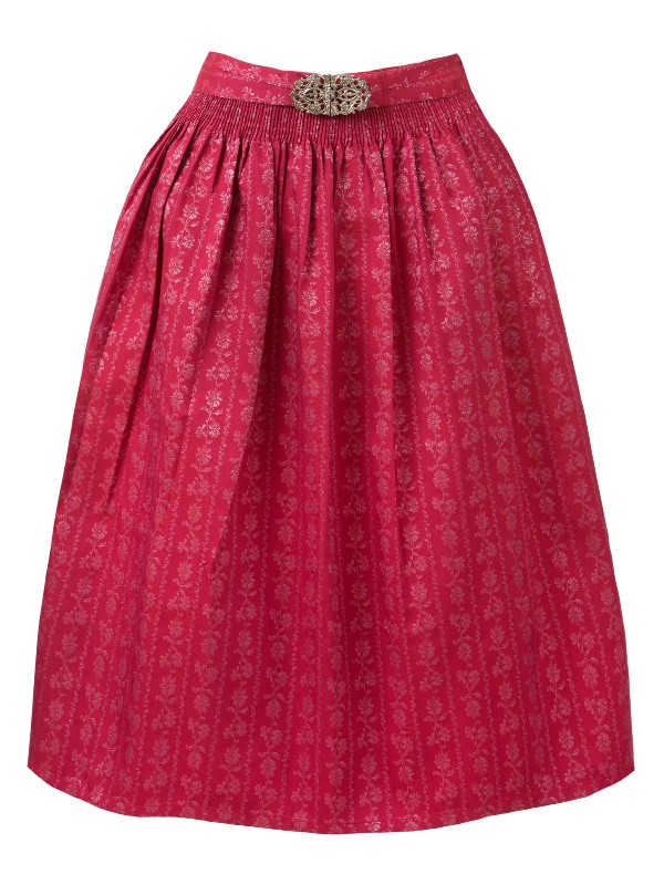 Dirndl-Schürze mit Schließe in rot von Stockerpoint