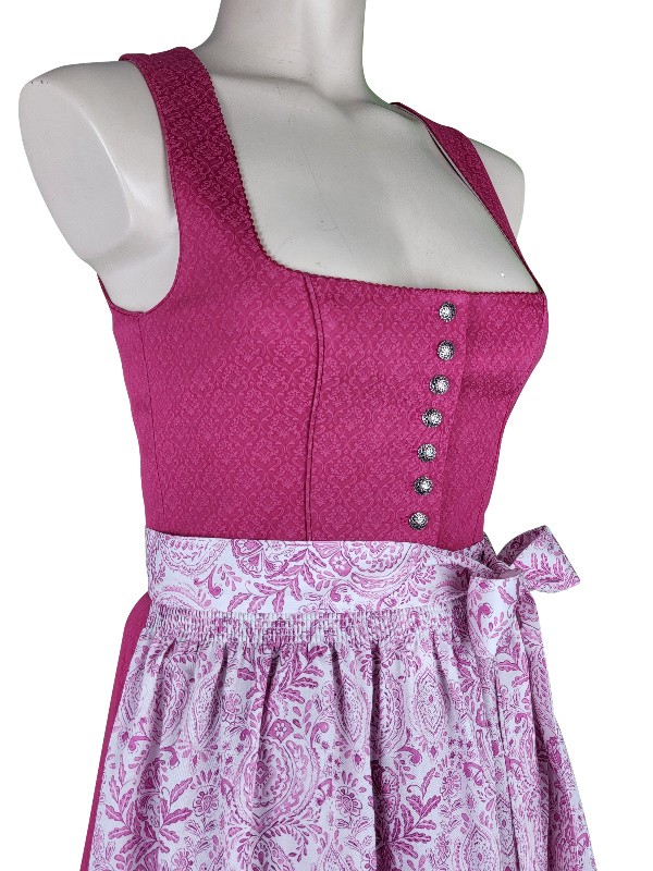 Wenger - Baumwoll Dirndl Cathy Himbeere - 70 cm