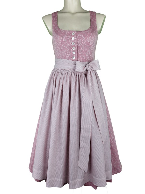 Hammerschmid - Dirndl Koflersee in rosé Jacquard - 70 cm